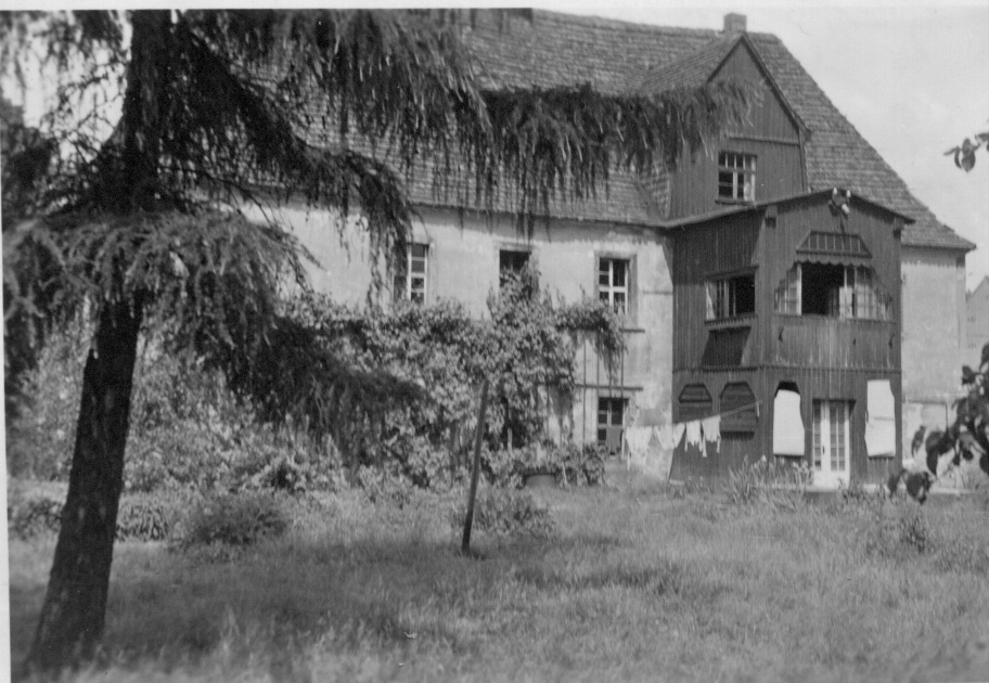 Hinteransicht Gutshaus 1956