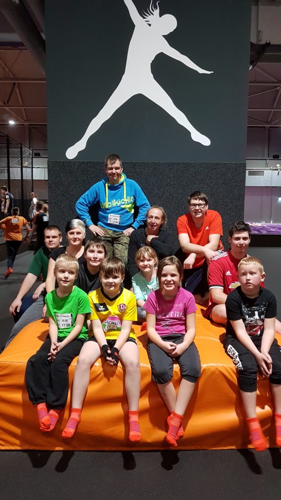 Kinderfeuerwehr im Trampolinpark